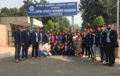The Industrial Visit for the students of  7th Semester CSE and CSE-IBM  on 31/10/2017 to CSIR-CSIO