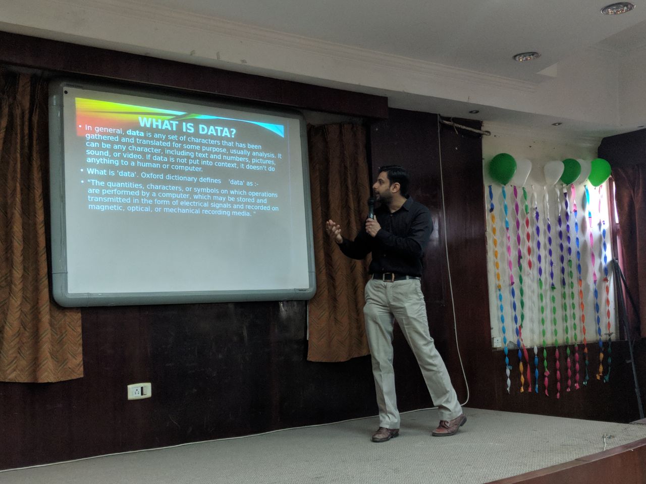 An Expert Talk by Mr. Vikas Atray, Data Scientist – APTRON Solutions Pvt. Ltd