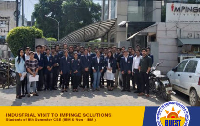 Industrial Visit of 5th Semester Computer Science & Engineering Students