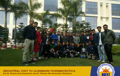 Industrial Visit to Glenmark Pharmaceuticals of B. Pharmacy Students