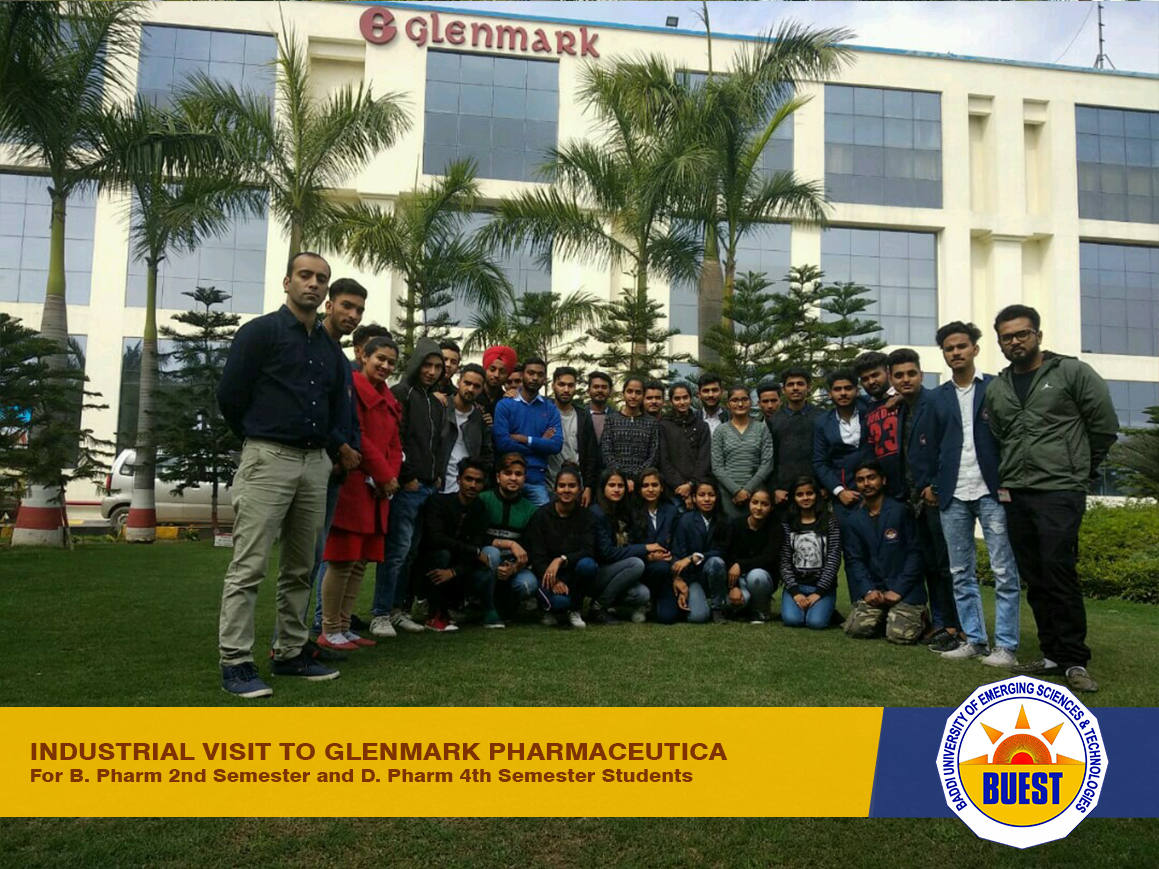 Industrial Visit to Glenmark Pharmaceuticals of B. Pharmacy Students