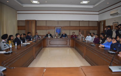 A Press Conference of Emanation at Baddi University