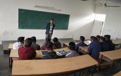 VLCI Session of Mechanical Engineering Students – Baddi University