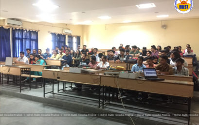 One Day Workshop of Electrical Department on HMI, Automation, PLC & SCADA