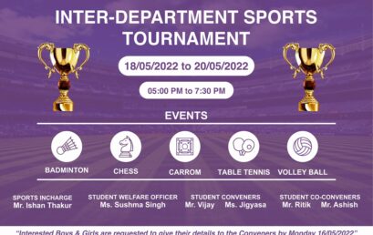 Inter-Department Sports Tournament